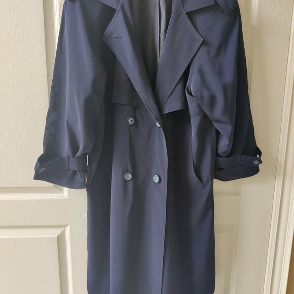 Blue Trench Coat - Picture 1 of 2
